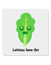 Lettuce - Lettuce Have Fun 4x4&#x22; Square Sticker 4 Pieces-Stickers-TooLoud-White-Davson Sales