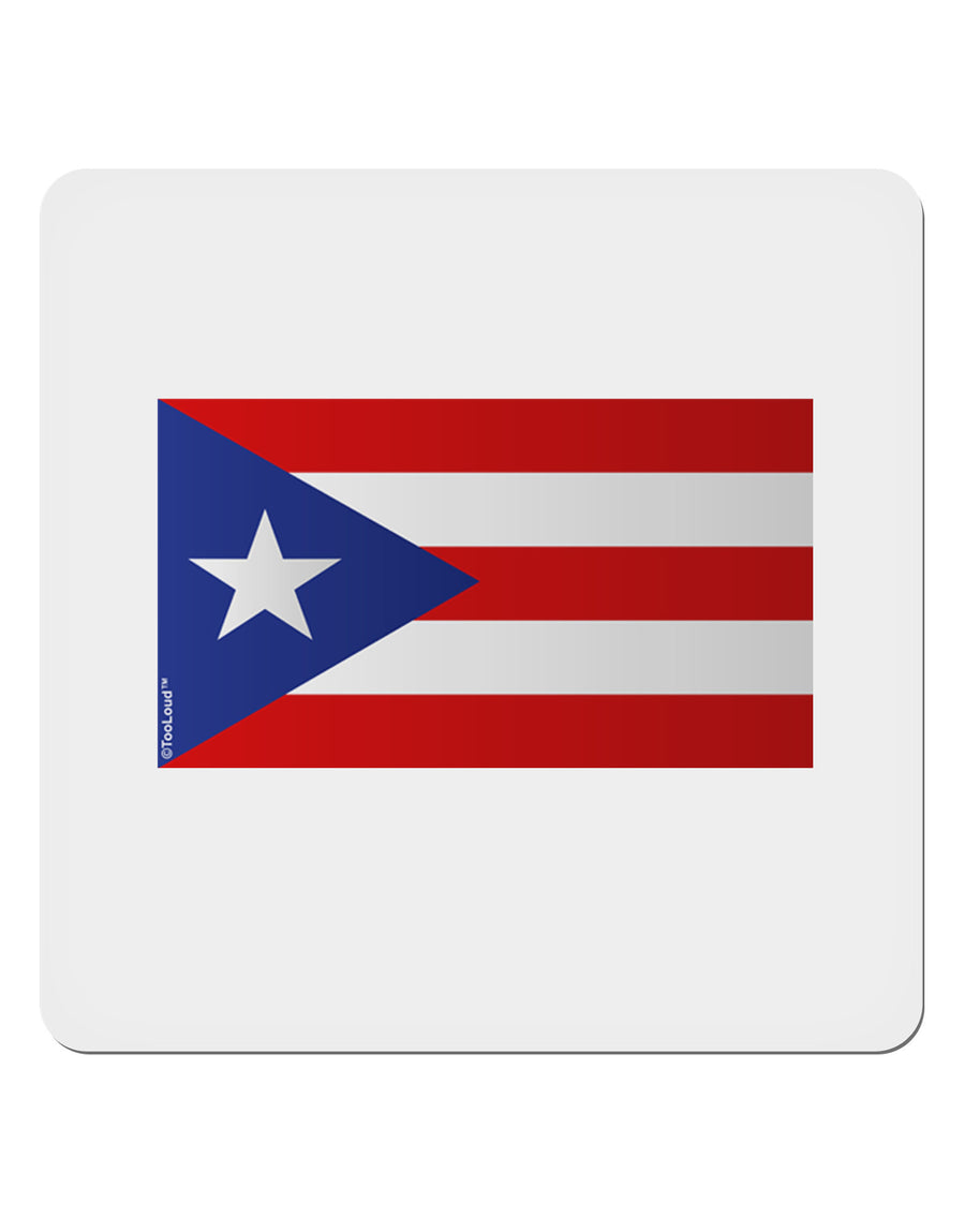 Puerto Rico Flag 4x4&#x22; Square Sticker-Stickers-TooLoud-1-Davson Sales