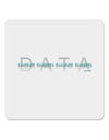 Binary Data Blue 4x4&#x22; Square Sticker-Stickers-TooLoud-4-Davson Sales