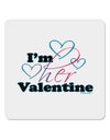 I'm HER Valentine 4x4&#x22; Square Sticker-Stickers-TooLoud-1-Davson Sales