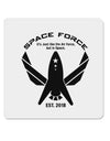 Space Force Funny Anti Trump 4x4&#x22; Square Sticker-Stickers-TooLoud-1-Davson Sales