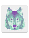 Geometric Wolf Head 4x4&#x22; Square Sticker-Stickers-TooLoud-1-Davson Sales