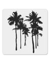 Palm Rows Silhouette 4x4&#x22; Square Sticker-Stickers-TooLoud-1-Davson Sales