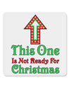 This Guy Is Not Ready For Christmas 4x4&#x22; Square Sticker 4 Pieces-Stickers-TooLoud-White-Davson Sales