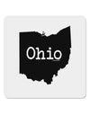 Ohio - United States Shape 4x4&#x22; Square Sticker 4 Pieces-Stickers-TooLoud-White-Davson Sales