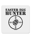 Easter Egg Hunter Distressed 4x4&#x22; Square Sticker 4 Pieces-Stickers-TooLoud-White-Davson Sales