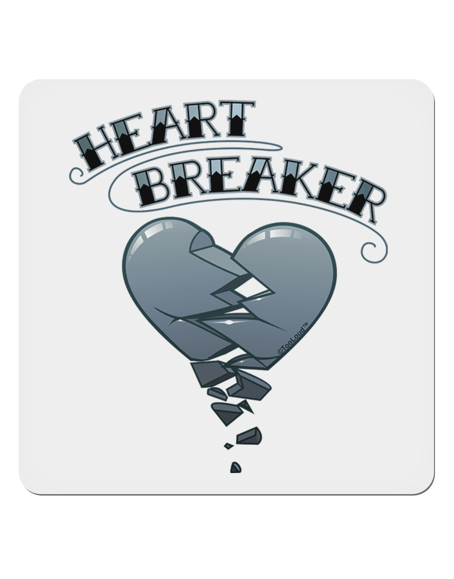 Heart Breaker Manly 4x4&#x22; Square Sticker-Stickers-TooLoud-1-Davson Sales