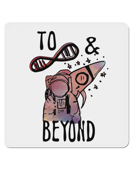 TooLoud To infinity and beyond 4x4 Inch Square Stickers - 4 Pieces-Stickers-TooLoud-Davson Sales