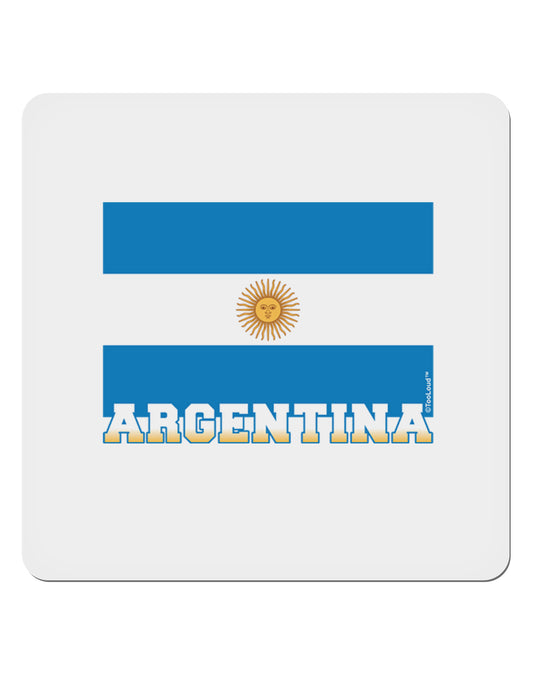 Argentina Flag 4x4&#x22; Square Sticker-Stickers-TooLoud-1-Davson Sales
