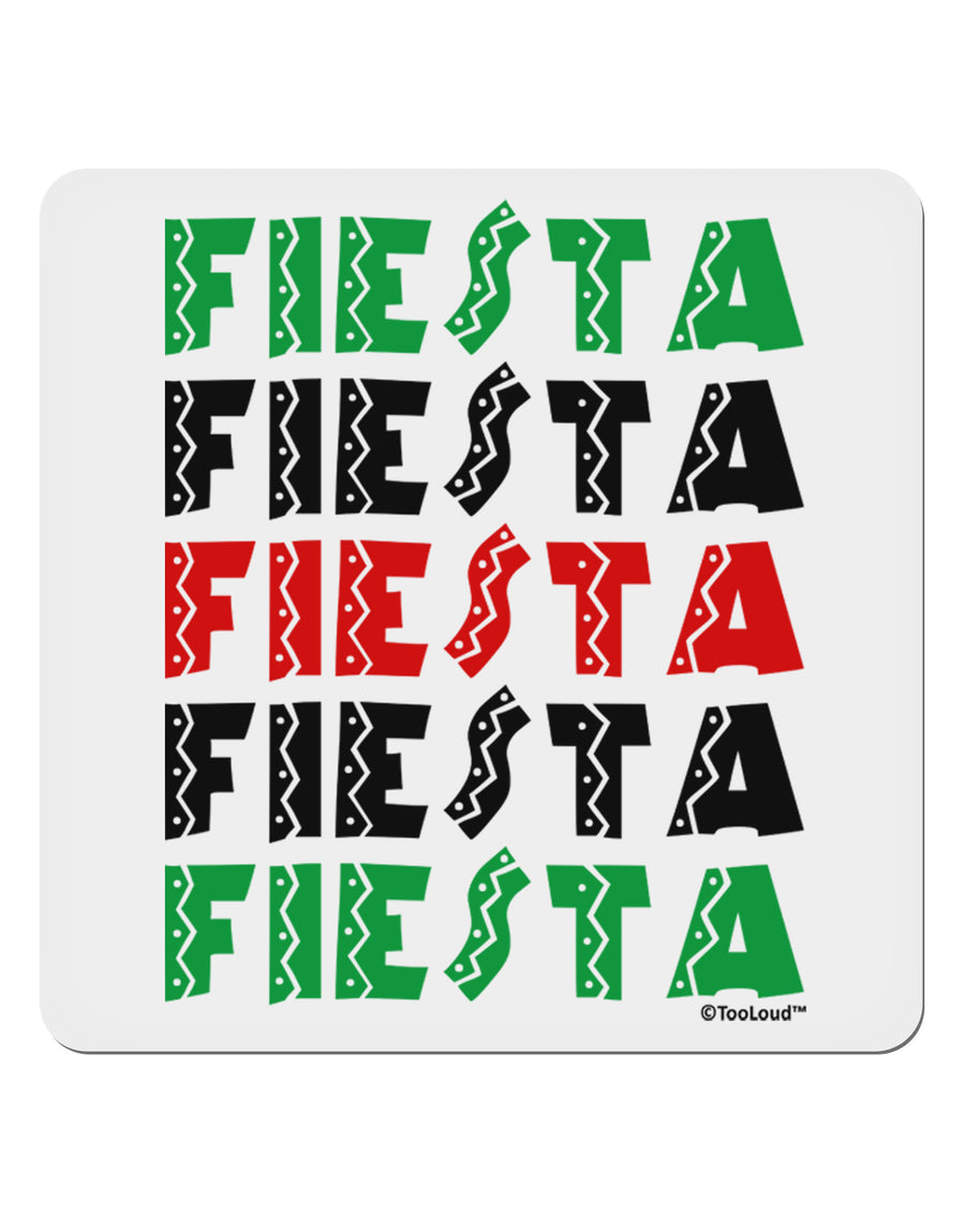 Cinco Fiestas 4x4&#x22; Square Sticker 4 Pieces-Stickers-TooLoud-White-Davson Sales