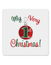 My Very 1st Christmas 4x4&#x22; Square Sticker-Stickers-TooLoud-1-Davson Sales