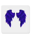 Epic Dark Angel Wings Design 4x4&#x22; Square Sticker 4 Pieces-Stickers-TooLoud-White-Davson Sales