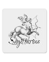 Sagittarius Illustration 4x4&#x22; Square Sticker 4 Pieces-Stickers-TooLoud-White-Davson Sales