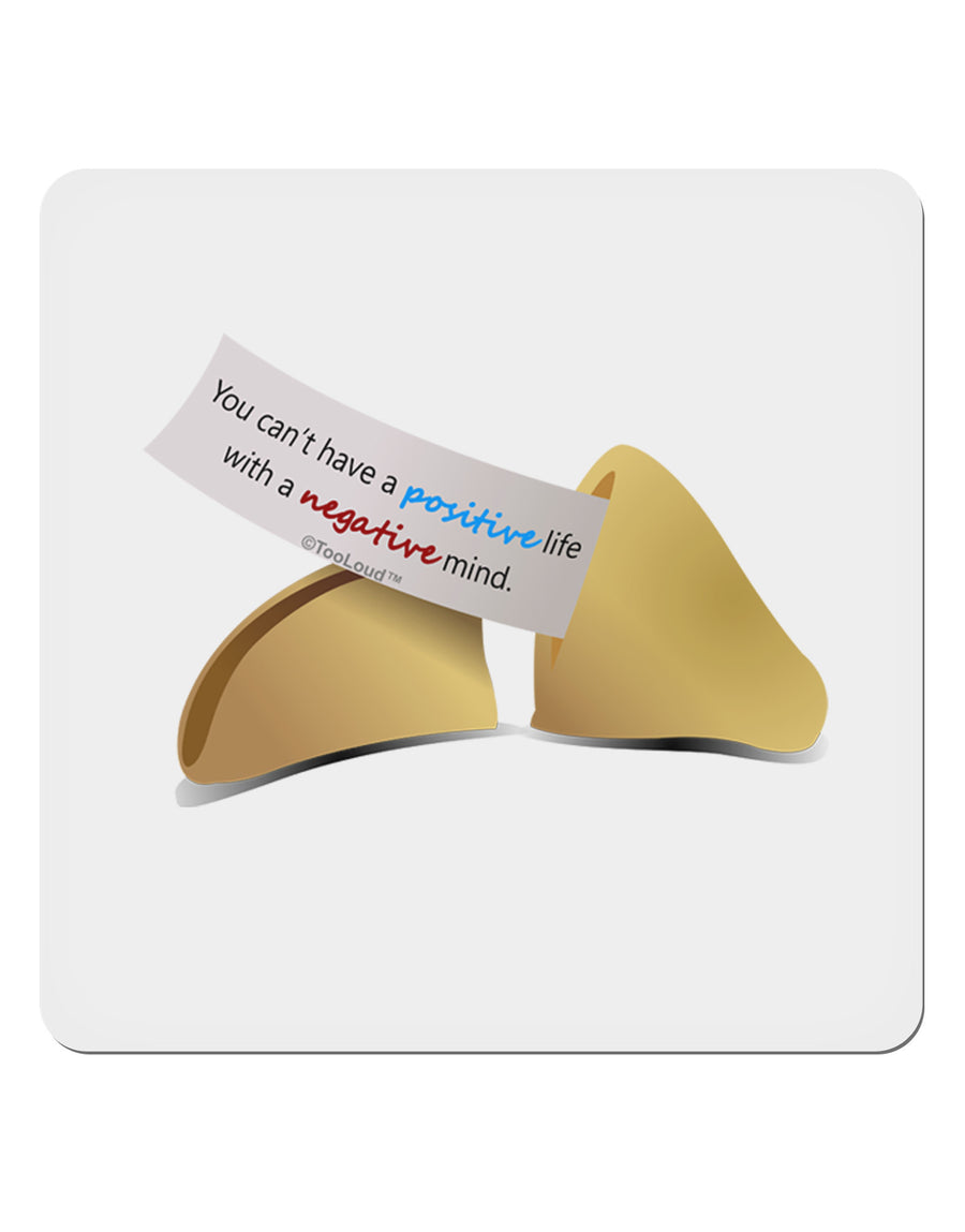 Positive Life - Fortune Cookie 4x4&#x22; Square Sticker-Stickers-TooLoud-1-Davson Sales