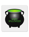 Witches Cauldron Happy Halloween 4x4&#x22; Square Sticker 4 Pieces-Stickers-TooLoud-White-Davson Sales