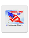 Veterans Day 2015 WaterColor 4x4&#x22; Square Sticker-Stickers-TooLoud-1-Davson Sales