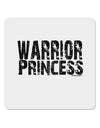 Warrior Princess Black and White 4x4&#x22; Square Sticker 4 Pieces-Stickers-TooLoud-White-Davson Sales