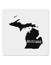 Michigan - United States Shape 4x4&#x22; Square Sticker 4 Pieces-Stickers-TooLoud-White-Davson Sales