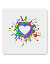 Heart Paint Splatter 4x4&#x22; Square Sticker-Stickers-TooLoud-1-Davson Sales