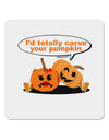 Carve your pumpkin 4x4&#x22; Square Sticker 4 Pieces-Stickers-TooLoud-White-Davson Sales