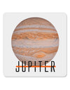 Planet Jupiter Earth Text 4x4&#x22; Square Sticker-Stickers-TooLoud-1-Davson Sales