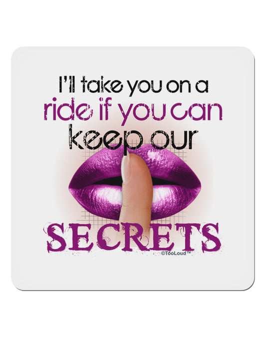 If You Can Keep Our Secrets 4x4&#x22; Square Sticker-Stickers-TooLoud-1-Davson Sales