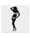 Stripes Bikini Shadow 4x4&#x22; Square Sticker 4 Pieces-Stickers-TooLoud-White-Davson Sales