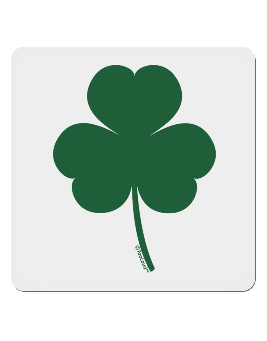 Traditional Irish Shamrock 4x4&#x22; Square Sticker 4 Pieces-Stickers-TooLoud-White-Davson Sales