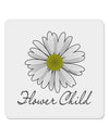 Pretty Daisy - Flower Child 4x4" Square Sticker-Stickers-TooLoud-1 Piece-Davson Sales