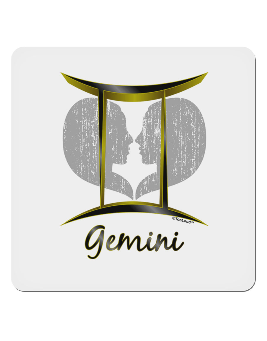 Gemini Symbol 4x4&#x22; Square Sticker-Stickers-TooLoud-1-Davson Sales