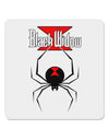 Black Widow Spider Design - Logo 4x4&#x22; Square Sticker 4 Pieces-Stickers-TooLoud-White-Davson Sales