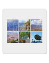 Palm Springs Square Collage 4x4&#x22; Square Sticker 4 Pieces-Stickers-TooLoud-White-Davson Sales