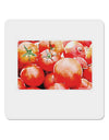 Watercolor Tomatoes 4x4&#x22; Square Sticker 4 Pieces-Stickers-TooLoud-White-Davson Sales