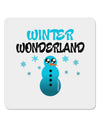 Winter Wonderland Snowman 4x4&#x22; Square Sticker-Stickers-TooLoud-1-Davson Sales