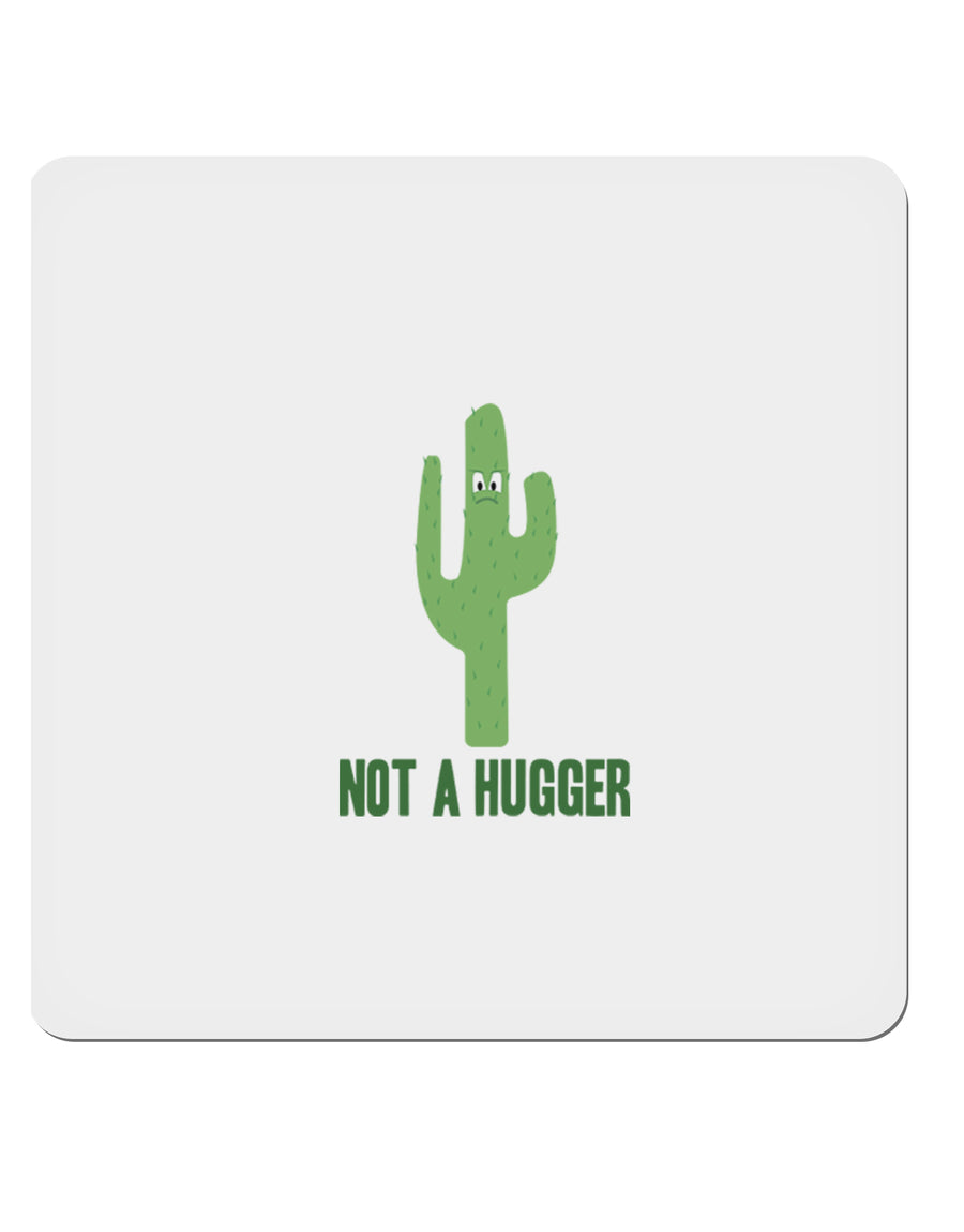 TooLoud Not a Hugger 4x4 Inch Square Stickers - 4 Pieces-Stickers-TooLoud-Davson Sales