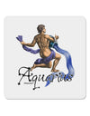 Aquarius Color Illustration 4x4&#x22; Square Sticker 4 Pieces-Stickers-TooLoud-White-Davson Sales