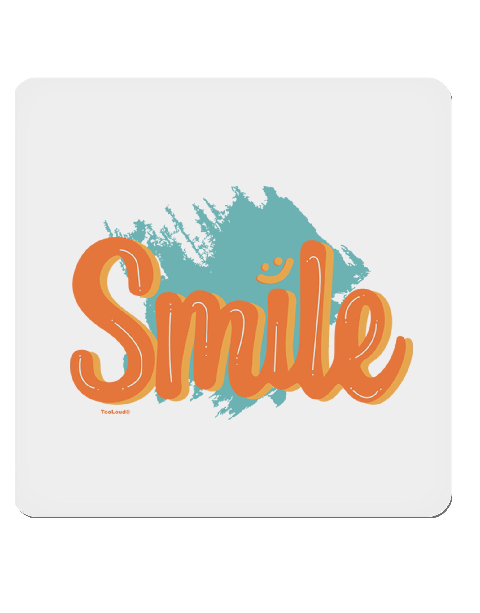 Smile 4x4 Inch Square Stickers - 4 Pieces – Davson Sales