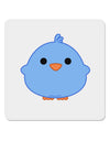 Cute Little Chick - Blue 4x4&#x22; Square Sticker 4 Pieces-Stickers-TooLoud-White-Davson Sales