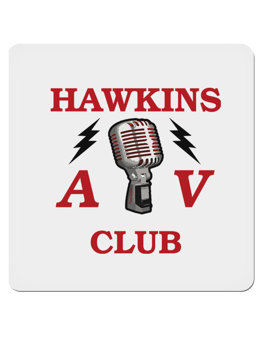 Hawkins AV Club 4x4&#x22; Square Sticker-Stickers-TooLoud-1-Davson Sales
