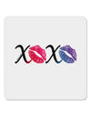 TooLoud XOXO Kisses 4x4&#x22; Square Sticker-Stickers-TooLoud-1-Davson Sales