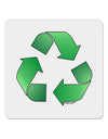 Recycle Green 4x4&#x22; Square Sticker 4 Pieces-Stickers-TooLoud-White-Davson Sales