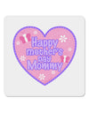 Happy Mother's Day Mommy - Pink 4x4&#x22; Square Sticker 4 Pieces-Stickers-TooLoud-White-Davson Sales