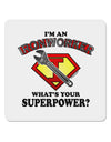 Ironworker - Superpower 4x4&#x22; Square Sticker-Stickers-TooLoud-1-Davson Sales