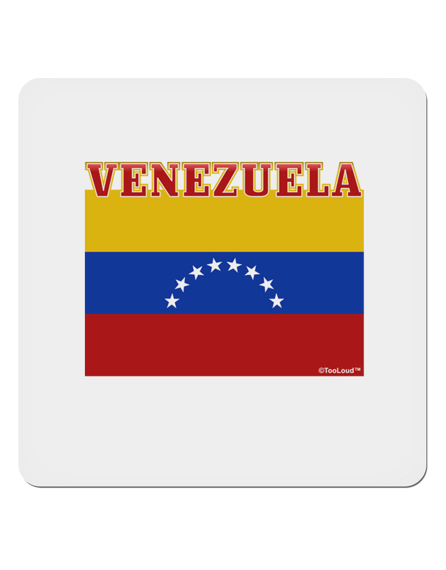 Venezuela Flag 4x4&#x22; Square Sticker-Stickers-TooLoud-1-Davson Sales