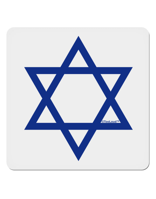 Jewish Star of David 4x4&#x22; Square Sticker-Stickers-TooLoud-1-Davson Sales