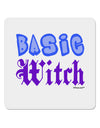 Basic Witch Color Blue 4x4&#x22; Square Sticker 4 Pieces-Stickers-TooLoud-White-Davson Sales