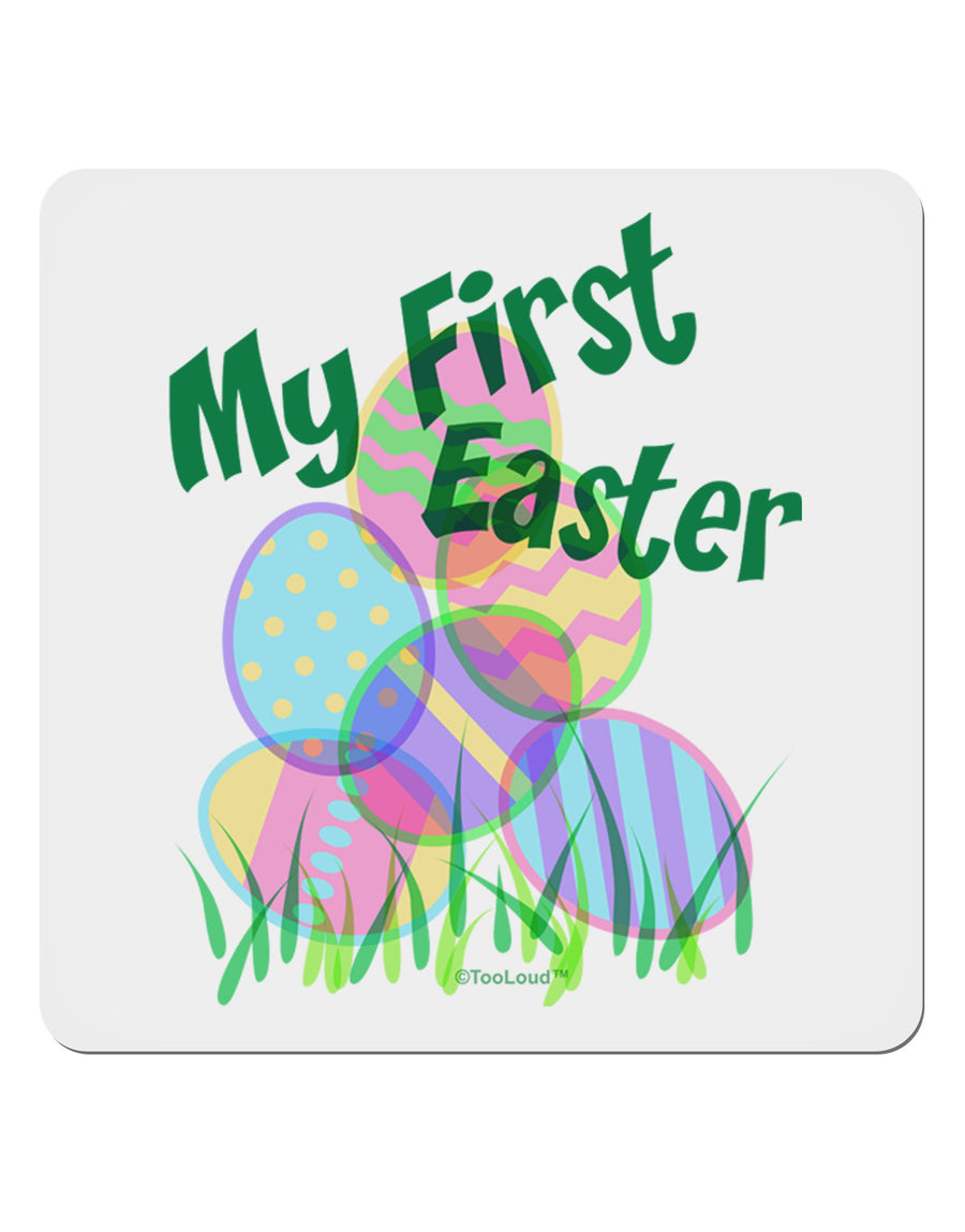 My First Easter Gel Look Print 4x4&#x22; Square Sticker-Stickers-TooLoud-1-Davson Sales