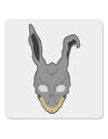 Scary Bunny Face 4x4&#x22; Square Sticker 4 Pieces-Stickers-TooLoud-White-Davson Sales