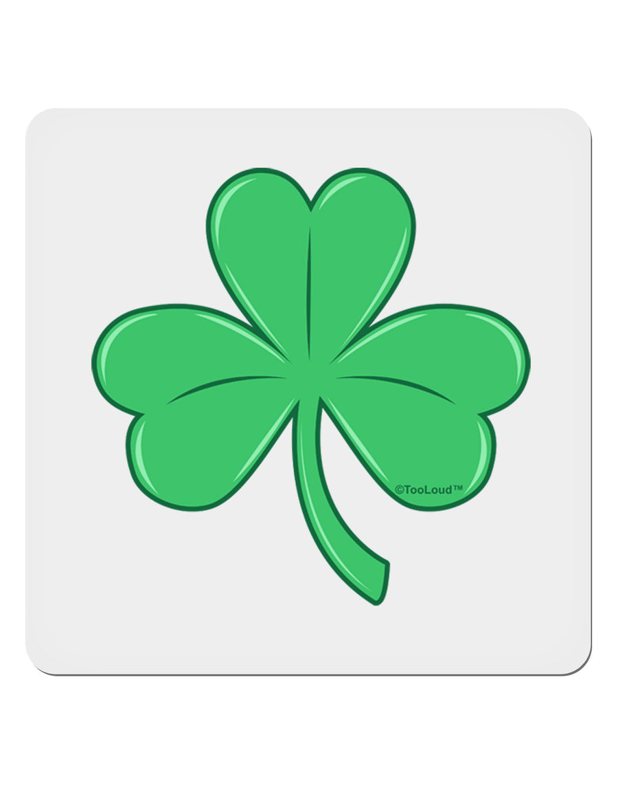 Shamrock Vector Design 4x4&#x22; Square Sticker 4 Pieces-Stickers-TooLoud-White-Davson Sales