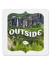 Go Outside - Beautiful Cliffs 4x4&#x22; Square Sticker-Stickers-TooLoud-1-Davson Sales